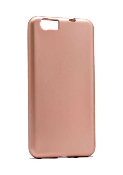 Casper Via V5 Mat Premium Silikon Kılıf - Gold + Nano Ekran Koruyucu