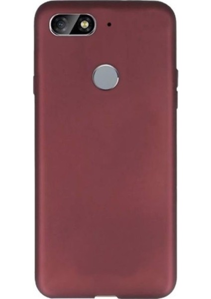 General Mobile Gm 8 Go Mat Premium Silikon Kılıf - Bordo