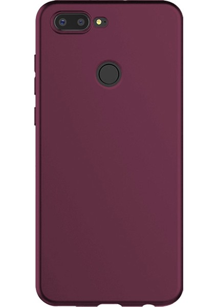 General Mobile Gm 9 Pro Mat Premium Silikon Kılıf - Bordo + Cam Ekran Koruyucu