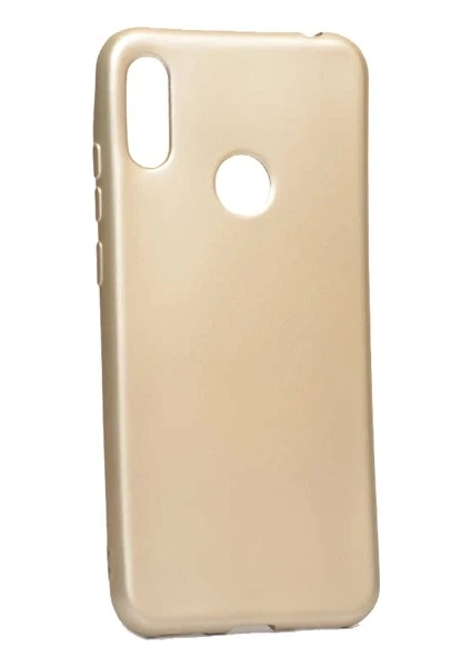 Tekno Grup Huawei Honor 8A Kılıf Mat Premium Silikon Kılıf - Gold