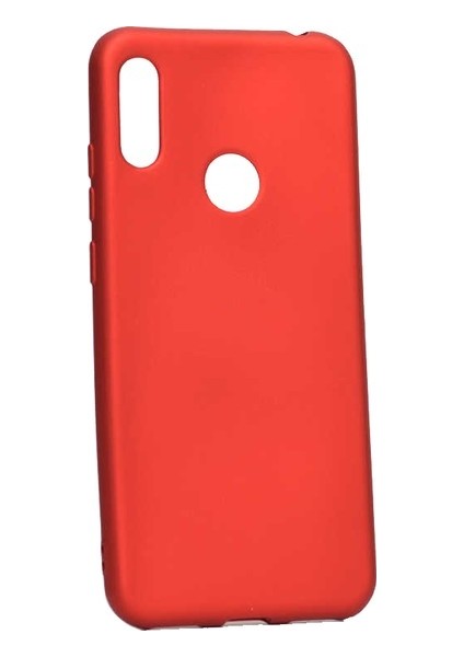 Huawei Honor 8A Kılıf Mat Premium Silikon Kılıf - Kırmızı
