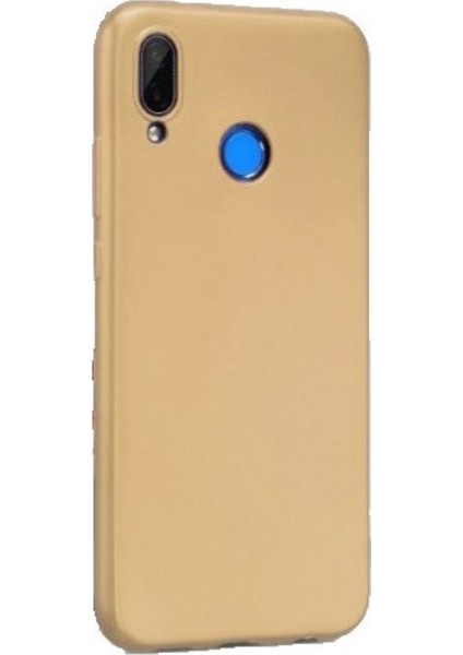 Huawei Honor Play Mat Premium Silikon Kılıf - Gold