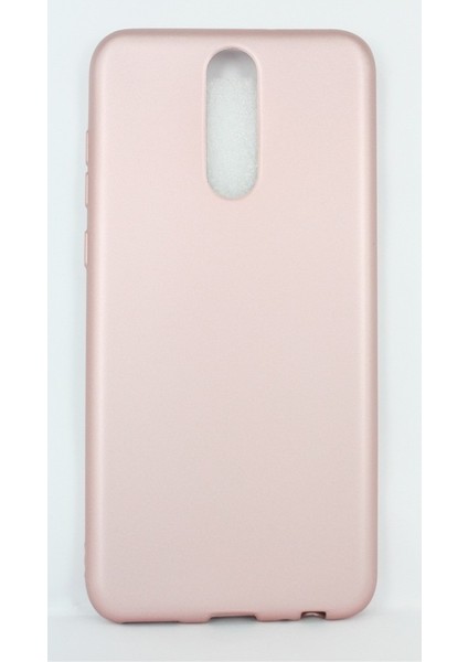 Huawei Mate 10 Lite Mat Premium Silikon Kılıf - Rose + 360 Full Body Ekran Koruma (Ön-Arka)