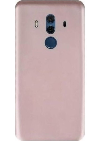 Huawei Mate 10 Pro Mat Premium Silikon Kılıf - Rose