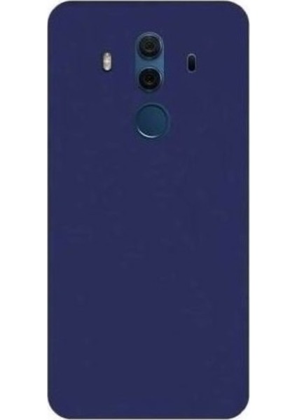 Huawei Mate 10 Pro Mat Premium Silikon Kılıf - Lacivert