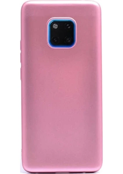 Tekno Grup Huawei Mate 20 Pro Mat Premium Silikon Kılıf - Rose