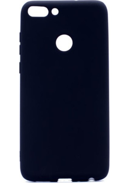 Huawei P Smart Mat Premium Silikon Kılıf - Siyah + Nano Ekran Koruyucu