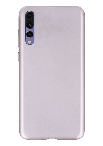 Huawei P20 Pro Mat Premium Silikon Kılıf - Rose + Tam Kaplayan 6D Nano Ekran Koruyucu