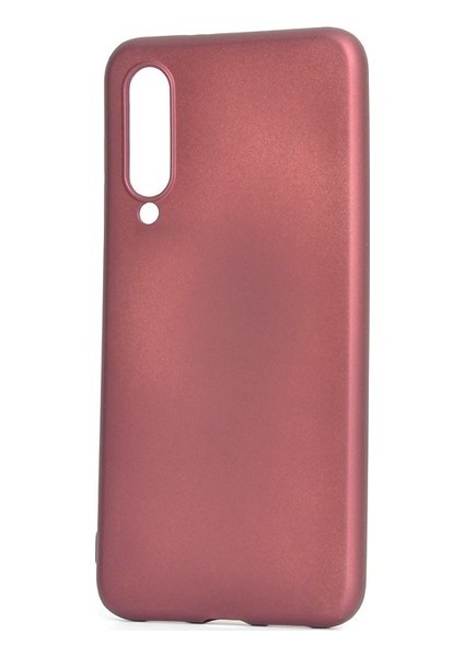 Tekno Grup Huawei P30 Kılıf Mat Premium Silikon Kılıf - Bordo + Cam Ekran Koruyucu