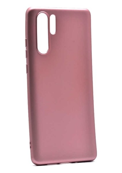 Huawei P30 Pro Kılıf Mat Premium Silikon Kılıf - Rose