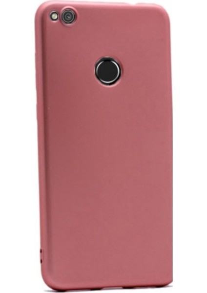 Huawei P9 Lite 2017 Mat Premium Silikon Kılıf - Rose