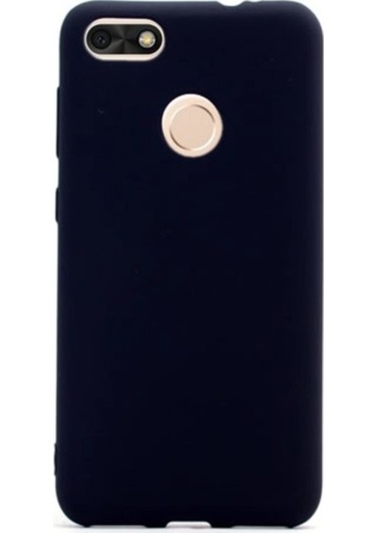 Huawei P9 Lite Mini Mat Premium Silikon Kılıf - Siyah + Nano Ekran Koruyucu