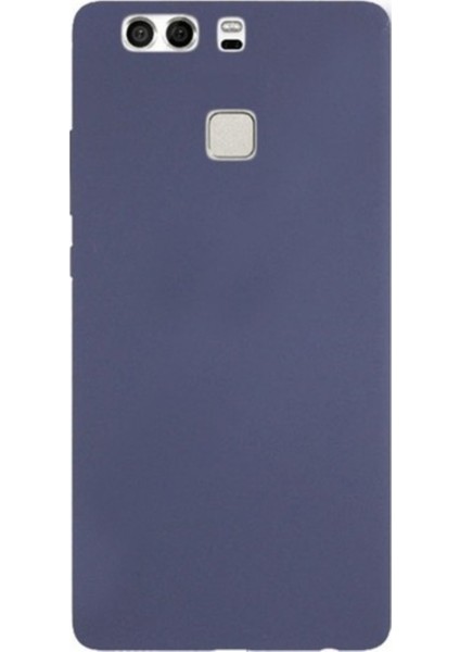 Huawei P9 Mat Premium Silikon Kılıf - Lacivert