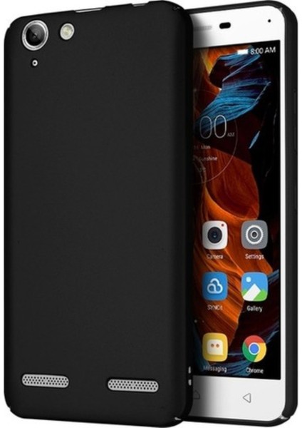 Lenovo K5 Mat Premium Silikon Kılıf - Siyah + Cam Ekran Koruyucu