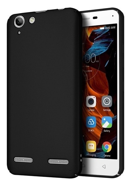 Lenovo K5 Plus Mat Premium Silikon Kılıf - Siyah + Cam Ekran Koruyucu