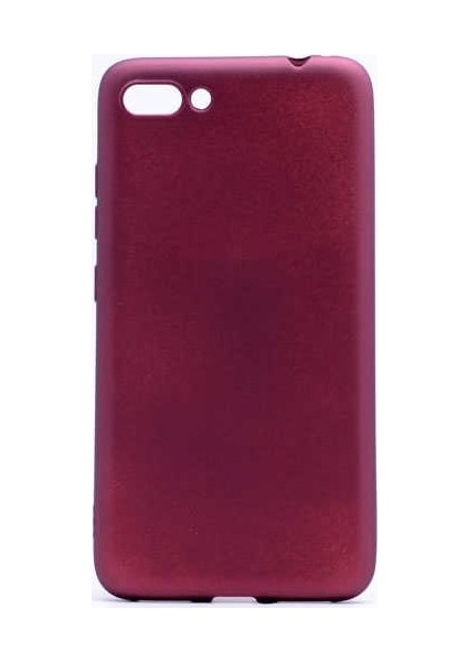 Lenovo K5 Plus Mat Premium Silikon Kılıf - Bordo + Nano Ekran Koruyucu
