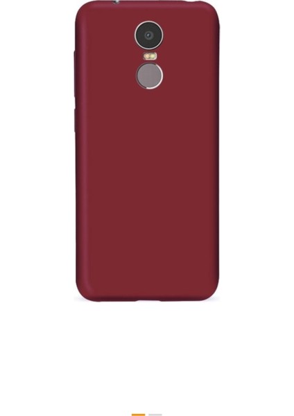 Lenovo K6 Note Mat Premium Silikon Kılıf - Bordo