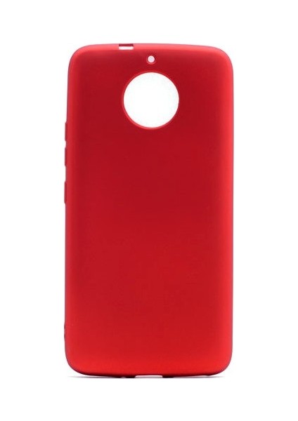 Lenovo Moto G5S Mat Premium Silikon Kılıf - Kırmızı