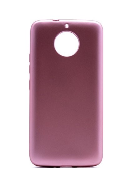 Lenovo Moto G5S Mat Premium Silikon Kılıf - Rose + Cam Ekran Koruyucu
