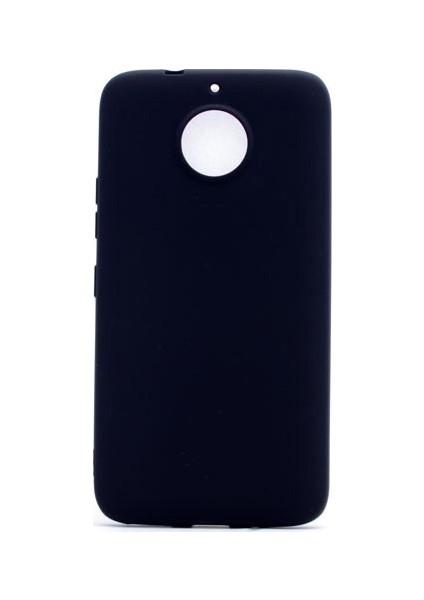 Lenovo Moto G5S Plus Mat Premium Silikon Kılıf - Siyah + Cam Ekran Koruyucu
