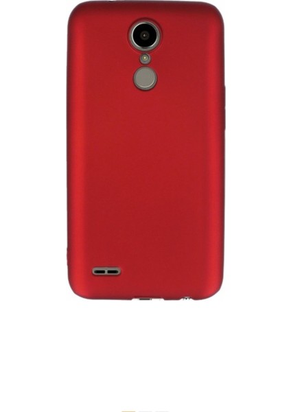LG K10 2017 Mat Peremium Silikon Kılıf - Kırmızı