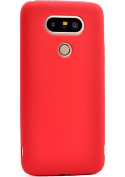 LG G5 Mat Peremium Silikon Kılıf - Bordo