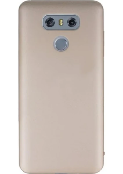 Tekno Grup LG G6 Mat Peremium Silikon Kılıf - Gold