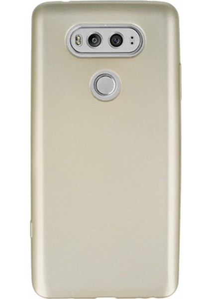 LG V20 Mat Peremium Silikon Kılıf - Gold