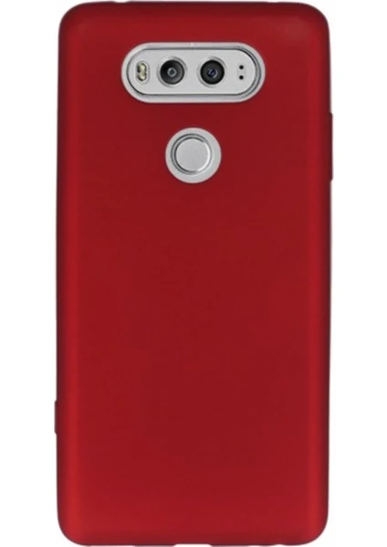 Tekno Grup LG V20 Mat Peremium Silikon Kılıf - Bordo