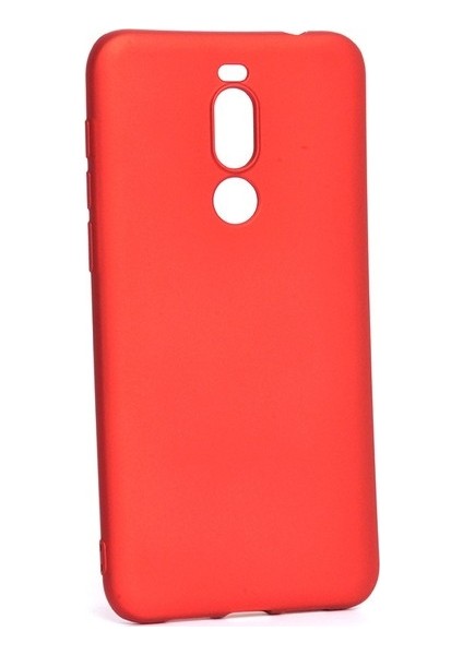 Meizu X8 Kılıf Mat Premium Silikon Kılıf - Kırmızı