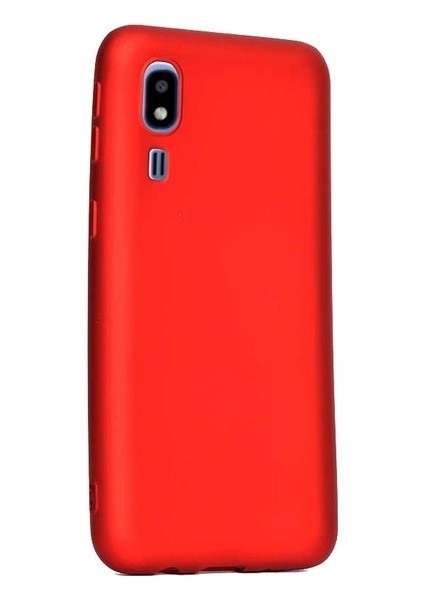 Samsung Galaxy A2 Core Kılıf Mat Premium Silikon Kılıf - Kırmızı