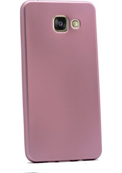 Samsung Galaxy A3 2016 Mat Premium Silikon Kılıf - Rose