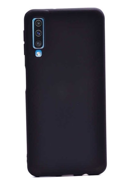 Samsung Galaxy A50 Kılıf Mat Premium Silikon Kılıf - Siyah