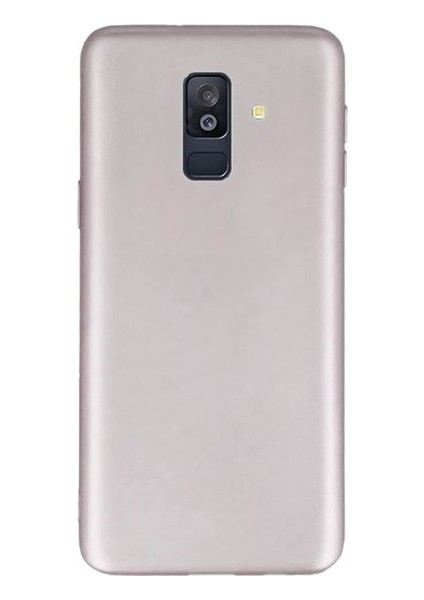 Samsung Galaxy A6 Plus Mat Premium Silikon Kılıf - Rose + Nano Ekran Koruyucu