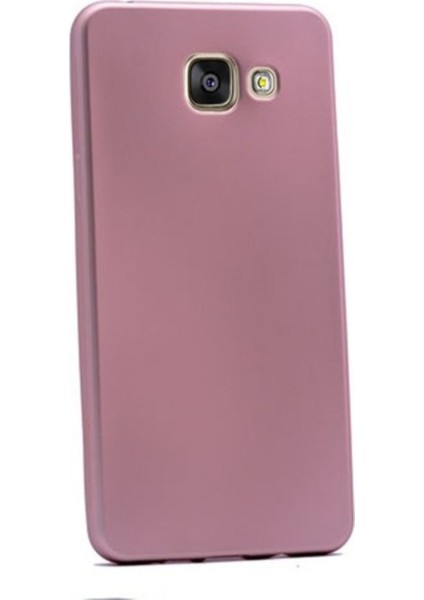 Tekno Grup Samsung Galaxy A7 2016 Mat Premium Silikon Kılıf - Rose + Nano Ekran Koruyucu