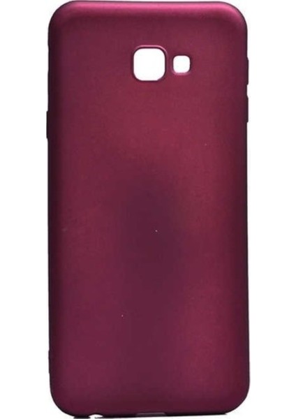 Samsung Galaxy A8 2016 Mat Premium Silikon Kılıf - Bordo + Nano Ekran Koruyucu