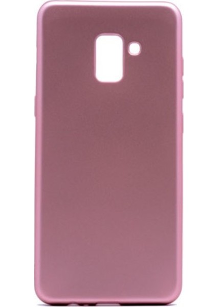 Samsung Galaxy A8 Plus Mat Premium Silikon Kılıf - Rose + Nano Ekran Koruyucu