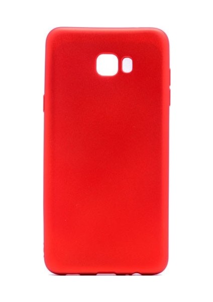 Samsung Galaxy C9 Mat Premium Silikon Kılıf - Kırmızı