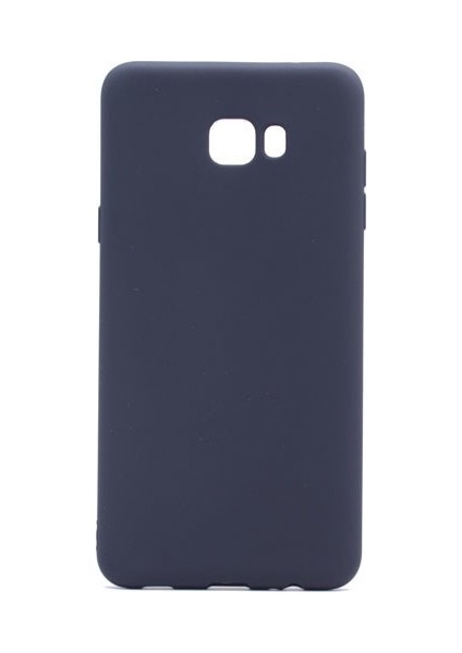 Samsung Galaxy C9 Pro Mat Premium Silikon Kılıf - Siyah