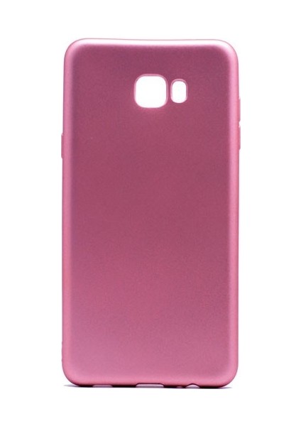 Samsung Galaxy C9 Pro Mat Premium Silikon Kılıf - Rose