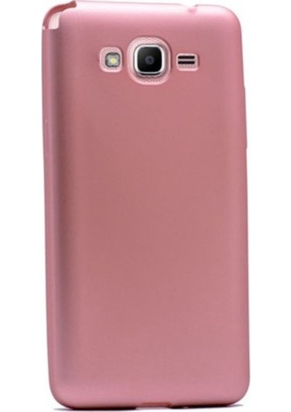 Samsung Galaxy Grand Prime Mat Premium Silikon Kılıf - Rose