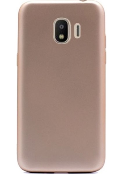 Samsung Galaxy J2 Core Mat Premium Silikon Kılıf - Gold