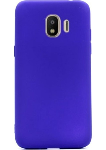 Samsung Galaxy J2 Core Mat Premium Silikon Kılıf - Lacivert + Nano Ekran Koruyucu