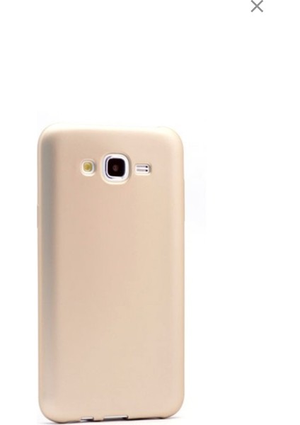 Samsung Galaxy J2 Mat Premium Silikon Kılıf - Gold