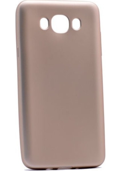 Samsung Galaxy J5 2016 Mat Premium Silikon Kılıf - Gold