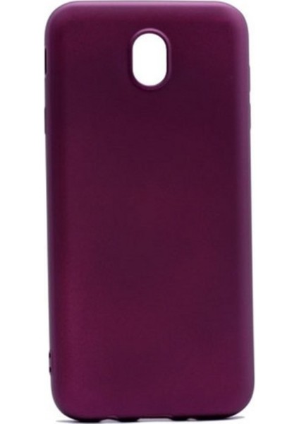 Samsung Galaxy J5 2016 Mat Premium Silikon Kılıf - Bordo + Nano Ekran Koruyucu
