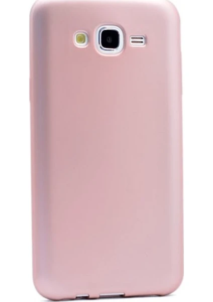 Tekno Grup Samsung Galaxy J5 Mat Premium Silikon Kılıf - Rose