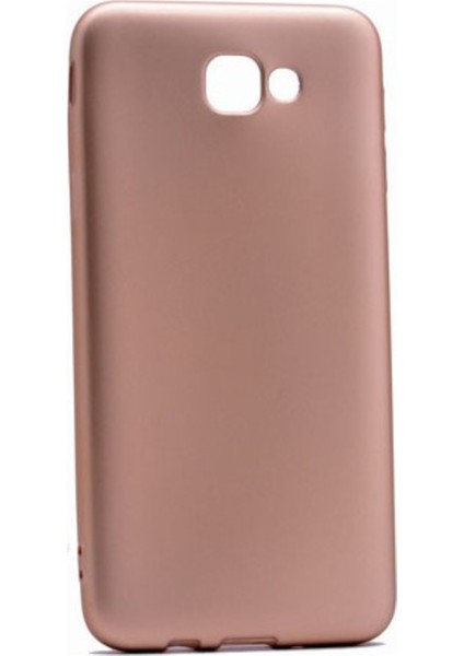Samsung Galaxy J5 Prime Mat Premium Silikon Kılıf - Gold