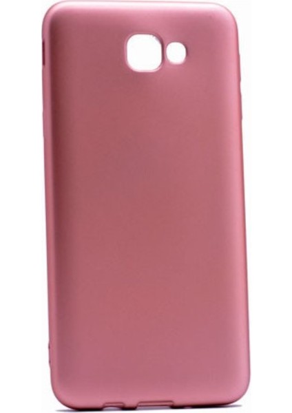 Samsung Galaxy J5 Prime Mat Premium Silikon Kılıf - Rose + Nano Ekran Koruyucu
