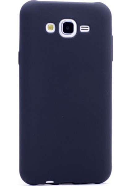 Samsung Galaxy J7 Mat Premium Silikon Kılıf - Siyah + Nano Ekran Koruyucu